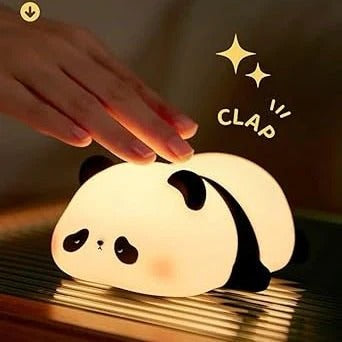 Rechargeable Panda Lamnp Cute Panda Night Light Soft Silicon Panda Lamp 🐼✨